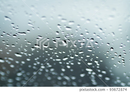 rain drop on the glass, rain drop on Windshield or rain drop on the car glass or rainy day 93672874