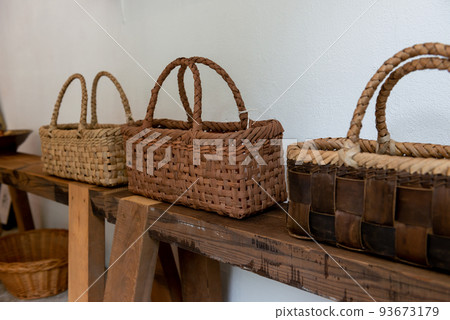Handbag basket bag wickerwork 93673179