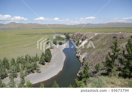 in the land of mongolia the nature 93673794