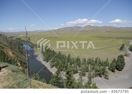in the land of mongolia the nature 93673795