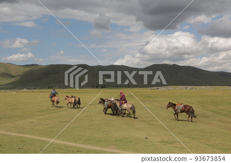 in the land of mongolia the nature 93673854