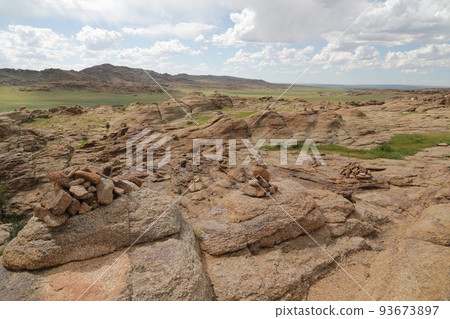 in the land of mongolia the nature 93673897