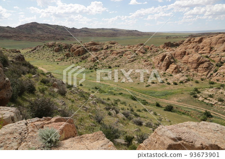 in the land of mongolia the nature 93673901