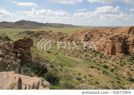 in the land of mongolia the nature in the land of mongolia the nature 93673904