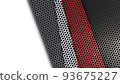 A 3d rendering image of colorful metal mesh plate on white background. 93675227