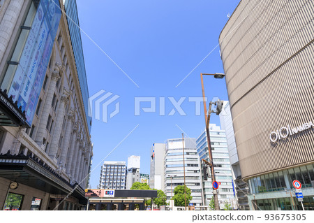 Namba, Chuo-ku, Osaka City The scenery in front of Nankai Namba Station 93675305