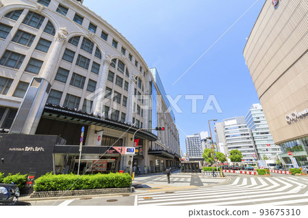 Namba, Chuo-ku, Osaka City The scenery in front of Nankai Namba Station 93675310