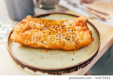 Greek Fried Cheese, Saganaki Greek Fried Cheese, Saganaki 93675683