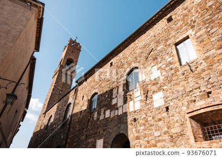 Beautiful view of Siena in Tuscany. Siena Palio day. Beautiful view of Siena in Tuscany. Siena Palio day. 93676071