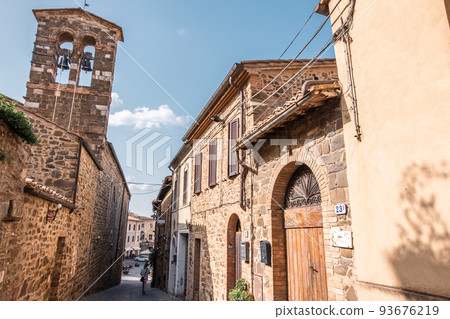 Beautiful view of Siena in Tuscany. Siena Palio day. Beautiful view of Siena in Tuscany. Siena Palio day. 93676219