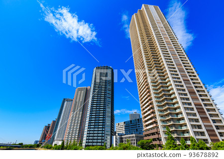Cityscape of Shinonome, Koto-ku, Tokyo Tower condominiums 93678892