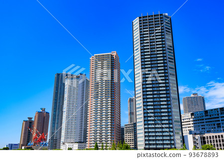 Cityscape of Shinonome, Koto-ku, Tokyo Tower condominiums Cityscape of Shinonome, Koto-ku, Tokyo Tower condominiums 93678893