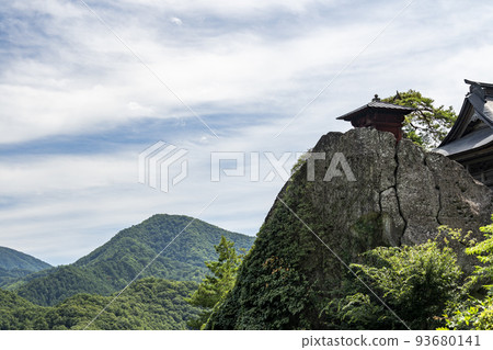山形縣山形市立石寺能協堂夏季山寺風光 山形縣山形市立石寺能協堂夏季山寺風光 93680141