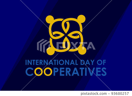 International Day of Cooperatives Celebration Vector Template 93680257