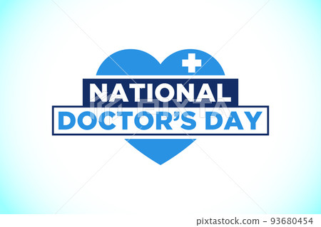 National doctors day. World doctors day template. Vector illustration. 93680454
