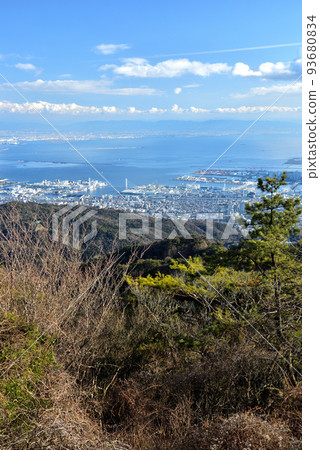 《Kobe City》View of Kobe and Osaka from Mt. Rokko 《Kobe City》View of Kobe and Osaka from Mt. Rokko 93680834