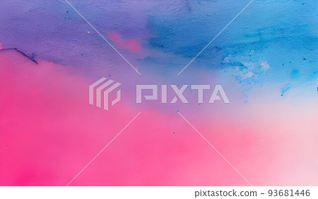 粉色和藍色水彩背景素材 93681446