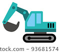 可愛的挖掘機圖 B 93681574
