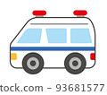 可愛的救護車圖 B 93681577