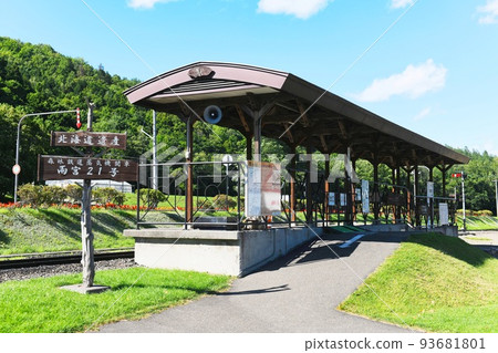 [Engaru Town Hokkaido Heritage "Forest Railway Steam Locomotive Amemiya 21" boarding area] 93681801