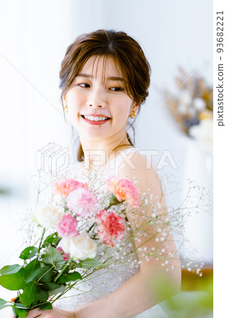 有花束的新娘 有花束的新娘 93682221