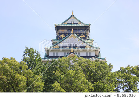 大阪城堡城堡塔 大阪城堡城堡塔 93683036