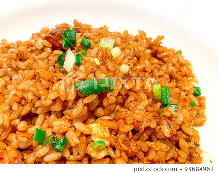 Chinese Shanghainese cuisine Black fried rice (Tamari soy sauce fried rice) Chinese Shanghainese cuisine Black fried rice (Tamari soy sauce fried rice) 93684961