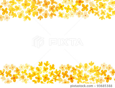 Kinmokusei flower frame 93685388