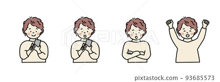 使用智能手機的年輕人 93685573