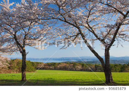 Scenery of Japan (Fukushima Prefecture scenery, Mt. Bandai, Lake Inawashiro) 93685879