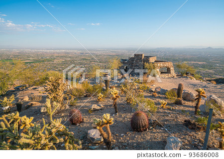 Top view of downtown Phoenix Arizona Top view of downtown Phoenix Arizona 93686008