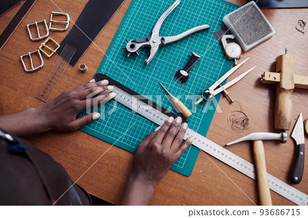 Leatherworking Top View 93686715