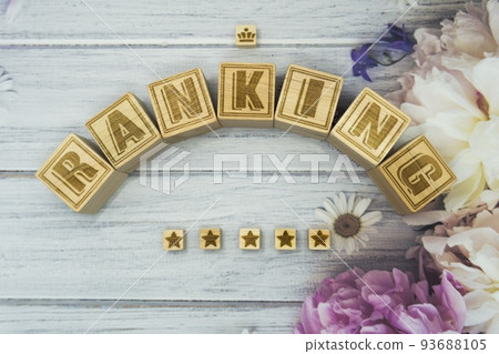 用字母塊製作的排名圖像,具有 5 星高級感 用字母塊製作的排名圖像,具有 5 星高級感 93688105