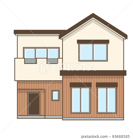 house house house illustration 93688585