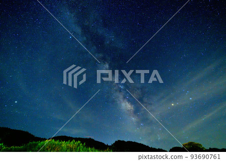 Milky Way galaxy Summer galaxy The Milky Way - Stock