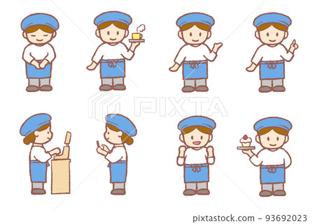 咖啡廳服務員套裝 93692023