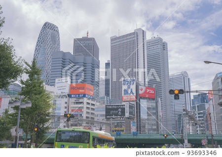 東京新宿區辦公區高層建築風光 東京新宿區辦公區高層建築風光 93693346