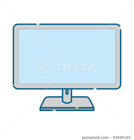 Illustration of a simple LCD monitor 93694193