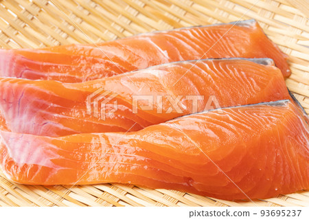 Fresh autumn salmon fillet 93695237