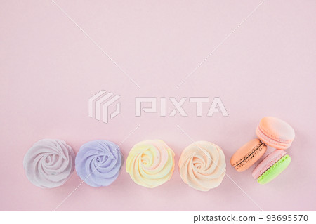 Desserts. Traditional colored sweet desserts for present for the holiday. 93695570