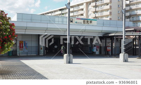 Scenery of front station (Toyoake City, Aichi Prefecture) 93696801