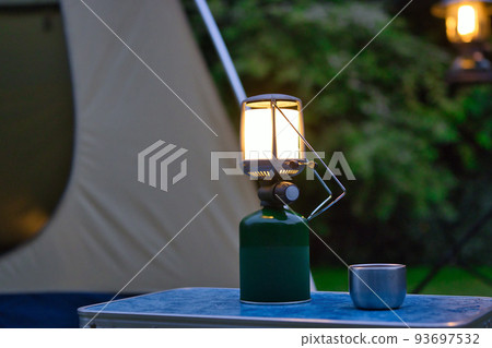 野營形象,夜景,帳篷,燈籠 野營形象,夜景,帳篷,燈籠 93697532