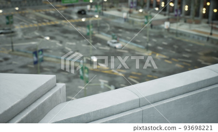 Stunning hyper lapse of downtown area 93698221