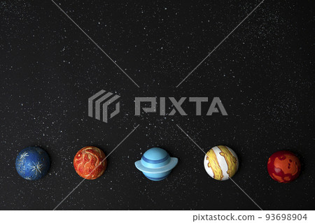 在宇宙背景的行星 在宇宙背景的行星 93698904