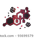 Luteinizing hormone progesterone / progesterone illustration 93699379
