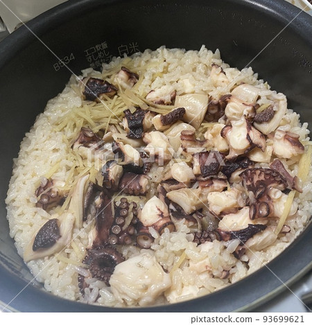 Octopus rice is cooked Octopus rice is cooked 93699621