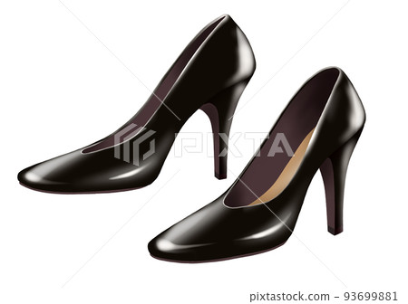 高跟鞋 淺口 簡單 黑色 高跟鞋 淺口 簡單 黑色 93699881