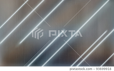 Metal background with modern neon light. 93699918
