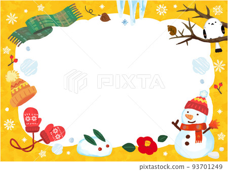 可愛手繪暖冬（黃色） 93701249