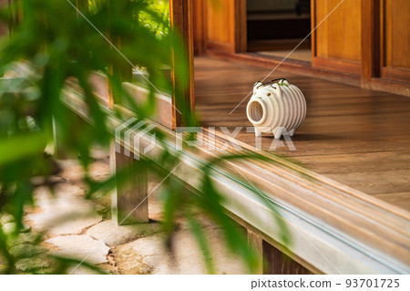 Mosquito pig on the porch ・Summer image 93701725